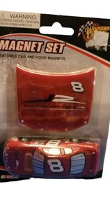 Dale Earnhardt Jr Nascar Car and Hood Magnet Set